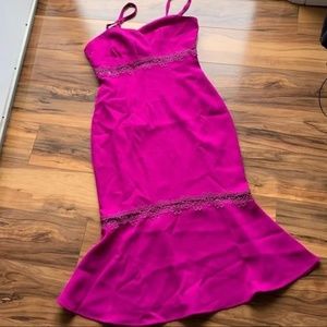 FOXIEDOX
Iris Lace Inset Cocktail Sheath dress XS